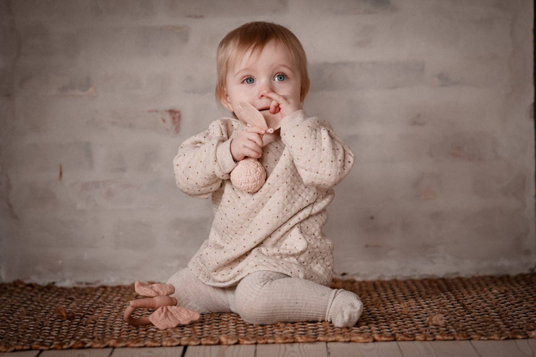 Rattle Butterfly - Rose