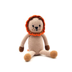 Load image into Gallery viewer, Crochet Baby Toy Lion rattle

