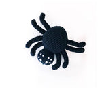 Load image into Gallery viewer, Crochet Baby Toy Spider rattle - black
