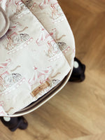 Load image into Gallery viewer, pink carousel buggy/pram liner
