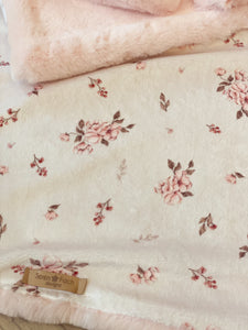 Pink Flora blanket