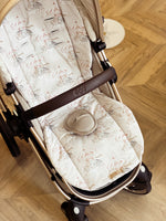 Load image into Gallery viewer, pink carousel buggy/pram liner
