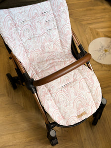 Pink Rainbow pram/buggy liner