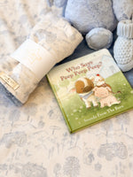 Load image into Gallery viewer, Blue Farmyard Comforter
