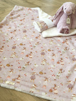 Load image into Gallery viewer, Sweetpea Plum Blanket
