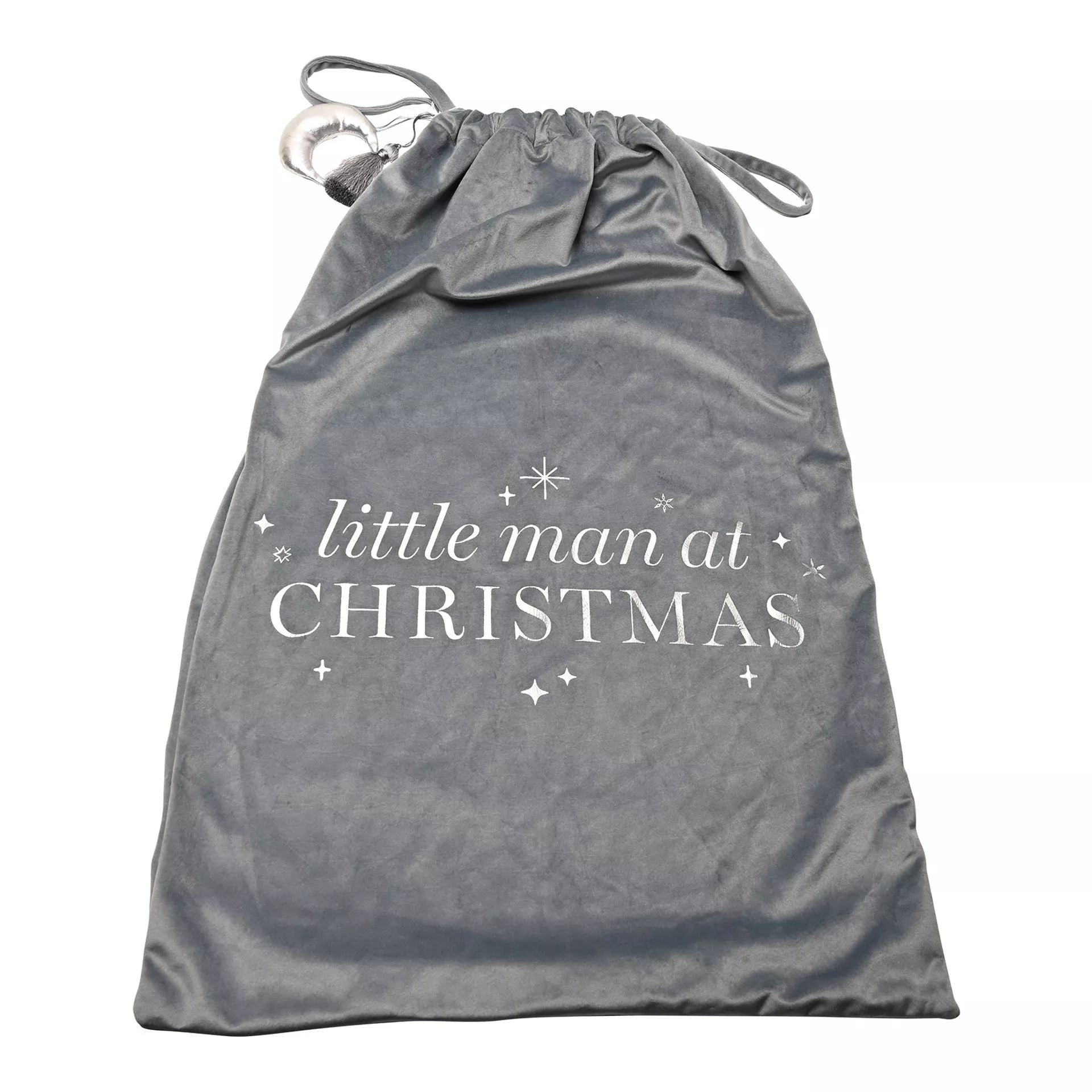 Little Man at Christmas sack