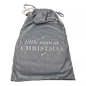 Little Man at Christmas sack