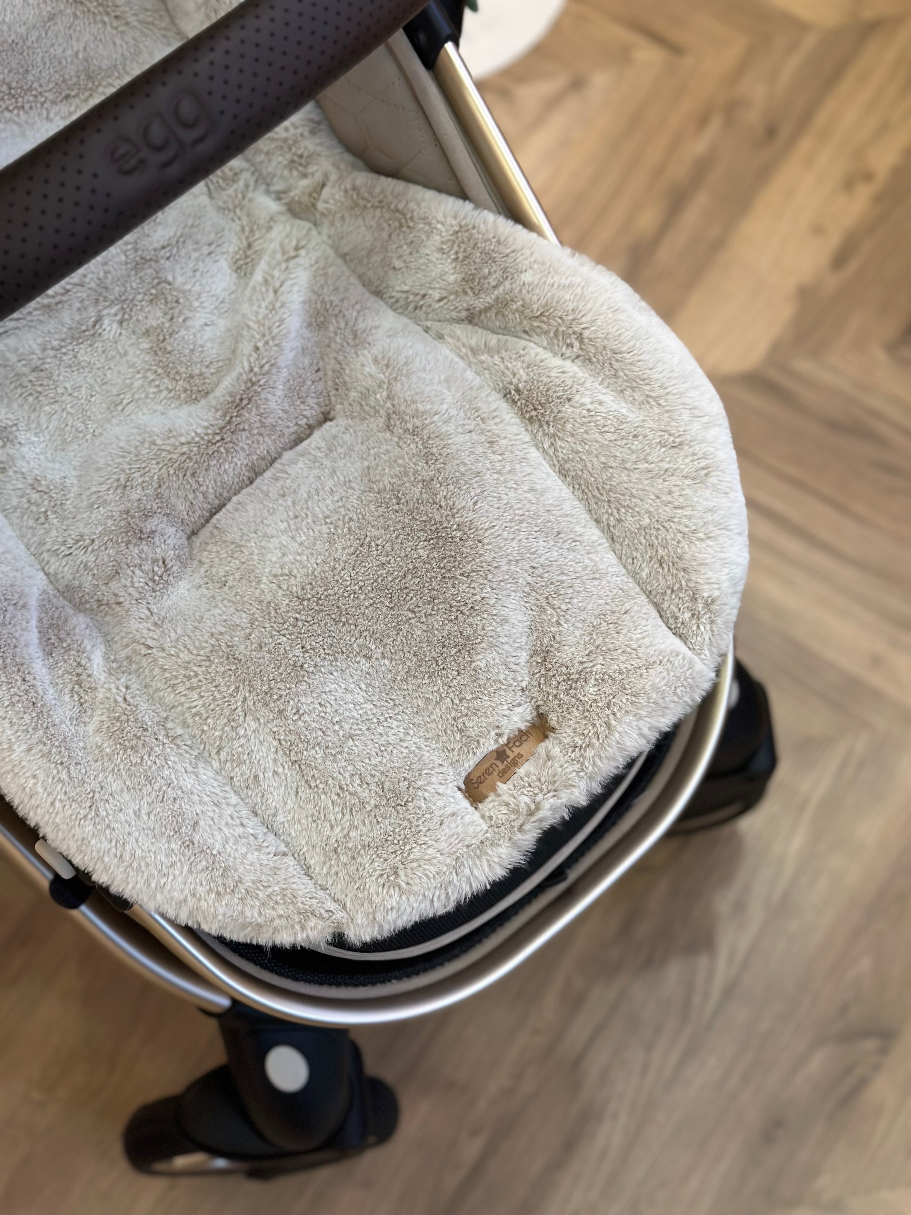 Beige Frost buggy/pram liner