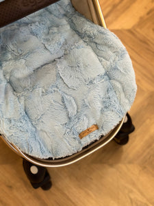 Blue buggy/pram liner