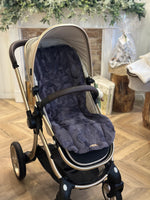 Load image into Gallery viewer, Charcoal buggy/pram liner
