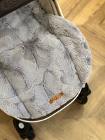 Load image into Gallery viewer, Silver gray buggy/pram liner
