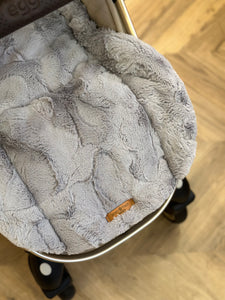 Silver gray buggy/pram liner