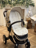 Load image into Gallery viewer, Ivory cream buggy/pram liner
