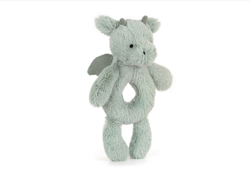Bashful dragon ring rattle