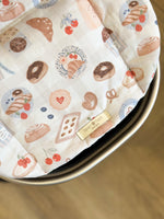 Load image into Gallery viewer, Pretty Patisserie buggy liner
