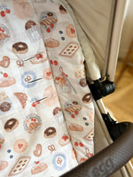 Load image into Gallery viewer, Pretty Patisserie buggy liner
