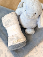 Load image into Gallery viewer, Farmyard Blue Blanket
