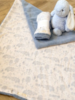 Load image into Gallery viewer, Farmyard Blue Blanket
