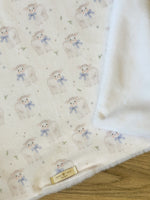 Load image into Gallery viewer, Little Lamb Blue Blanket
