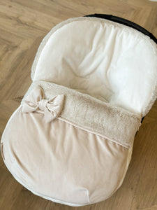 Standard size beige Carseat cosytoes