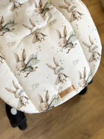 Load image into Gallery viewer, Super Hero bunny blue Buggy Liner
