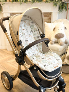 Spring quilted buggy liner