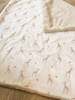 Load image into Gallery viewer, Little giraffe blanket
