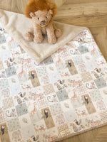 Load image into Gallery viewer, Jungle squares blanket
