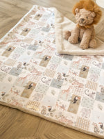 Load image into Gallery viewer, Jungle squares blanket
