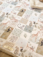 Load image into Gallery viewer, Jungle squares blanket
