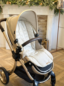 Budget white star buggy liner