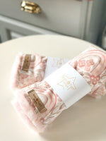 Load image into Gallery viewer, Pink rainbow cuddle comforter
