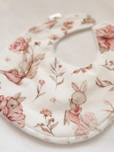 Bunny and baby bib