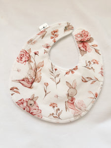 Bunny and baby bib