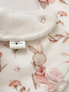 Bunny and baby bib