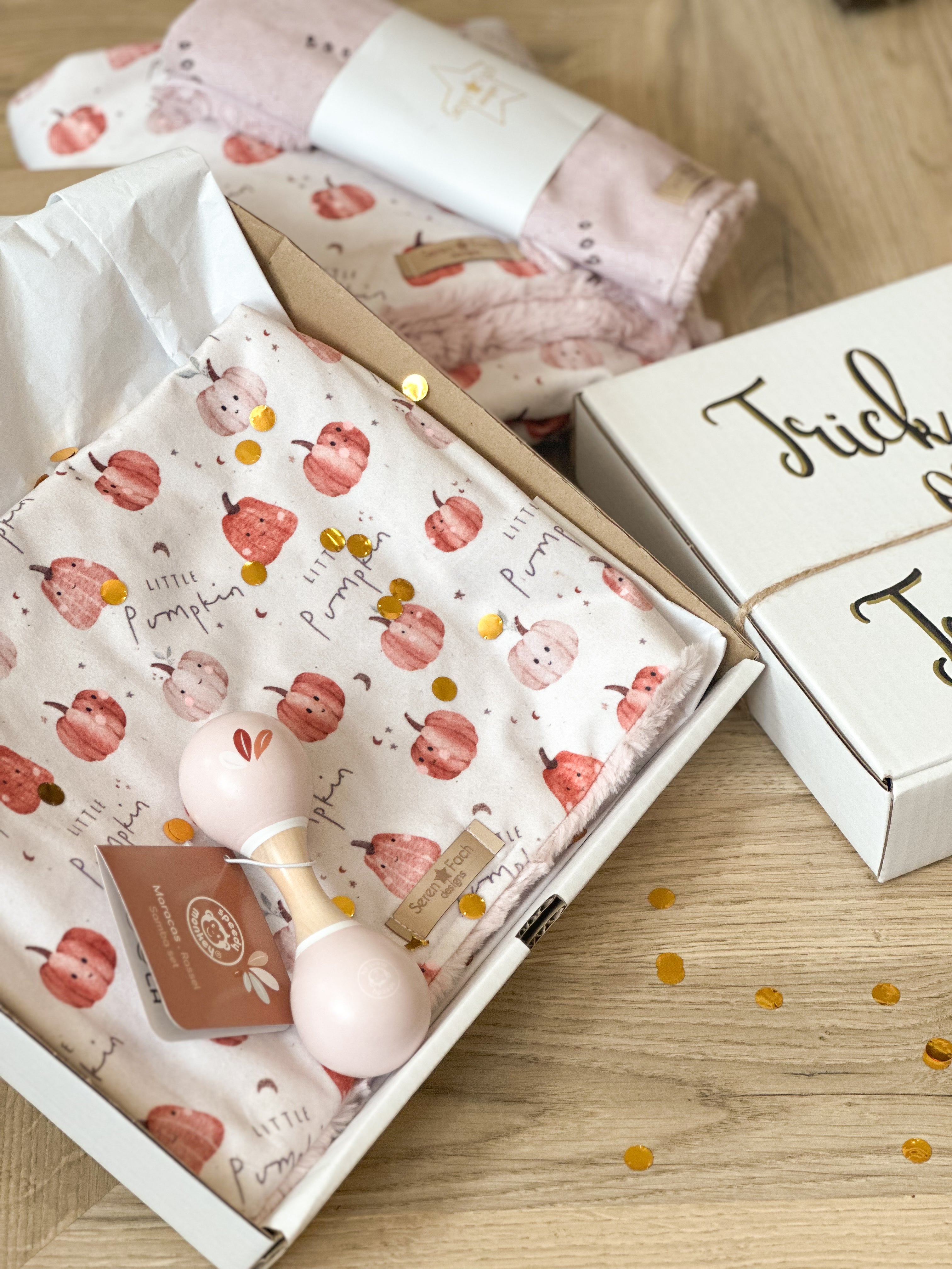 Trick or Treat Pink Pumpkin Box