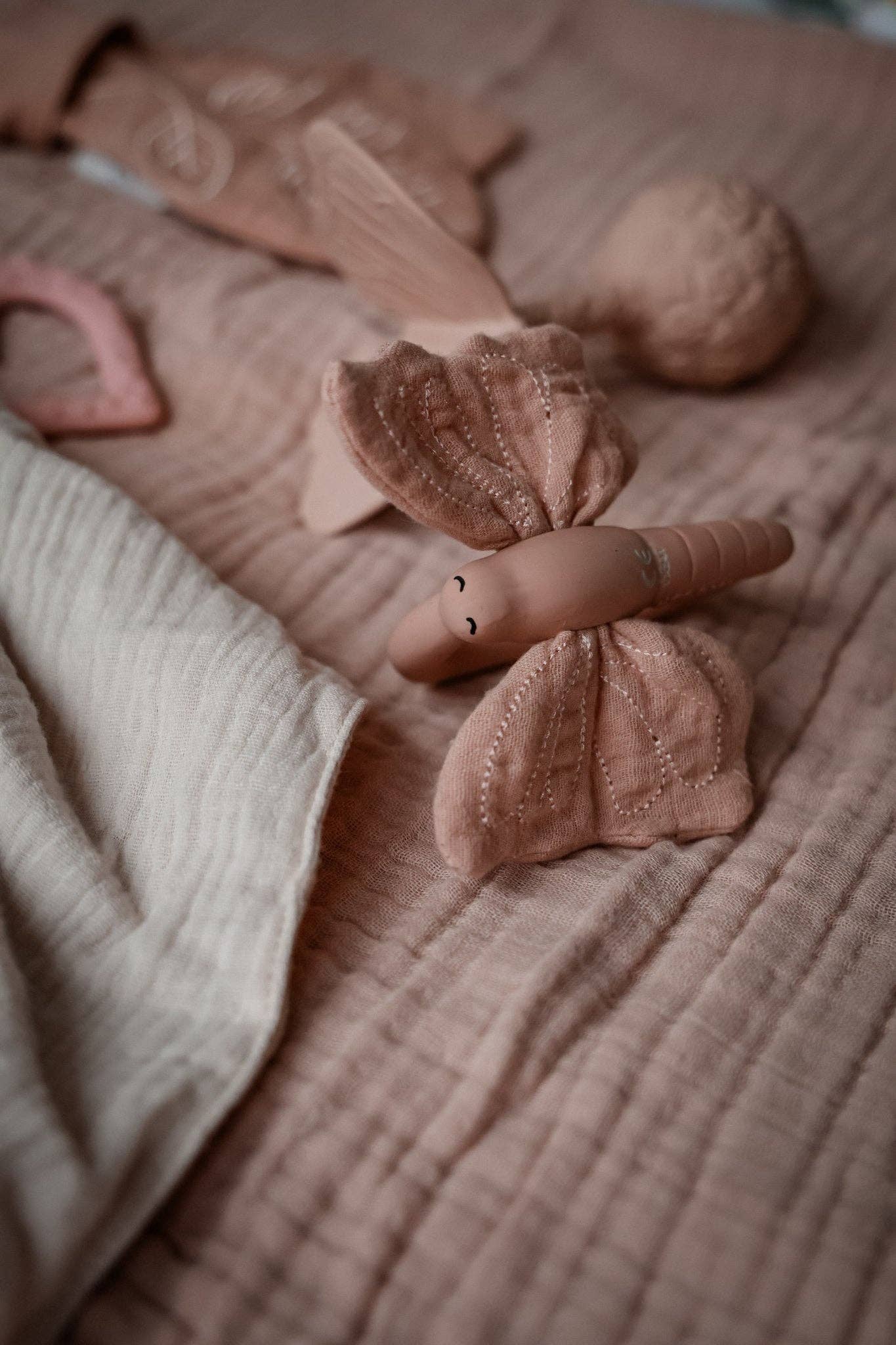 Teether and activity toy - butterfly