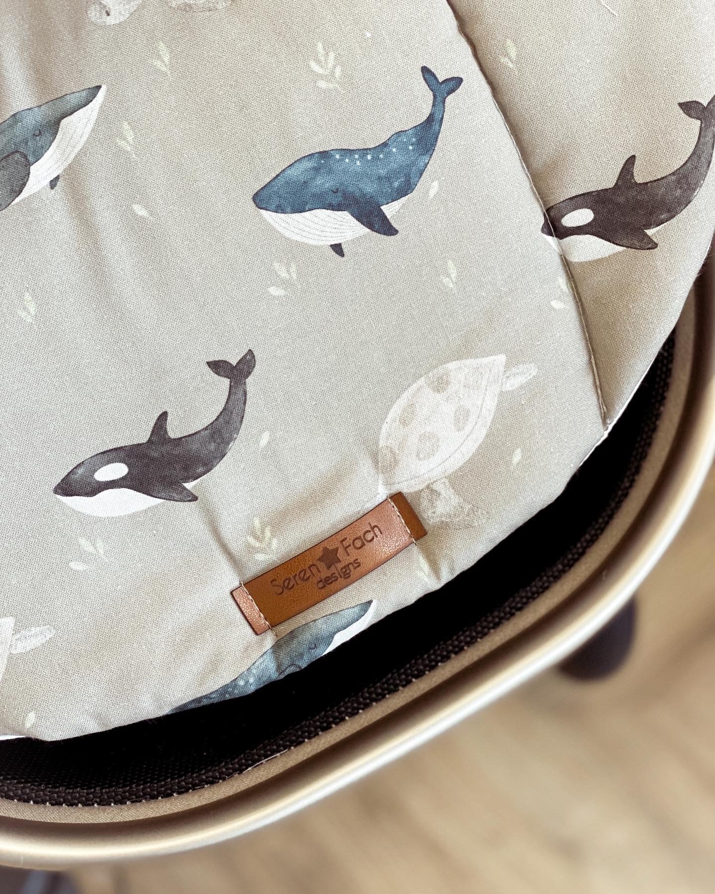 Sea life cotton buggy liner