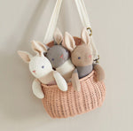 Load image into Gallery viewer, Baby Threads Grey Bunny Doll
