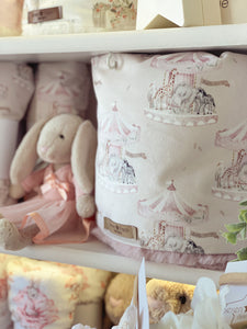 Pink carousel Lux blanket