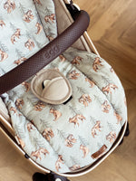 Load image into Gallery viewer, Woodland Bear Buggy Liner
