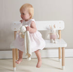 Load image into Gallery viewer, Baby Comforter, Rattle &amp; Doll Bundle in Cream
