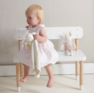 Baby Comforter, Rattle & Doll Bundle in Cream