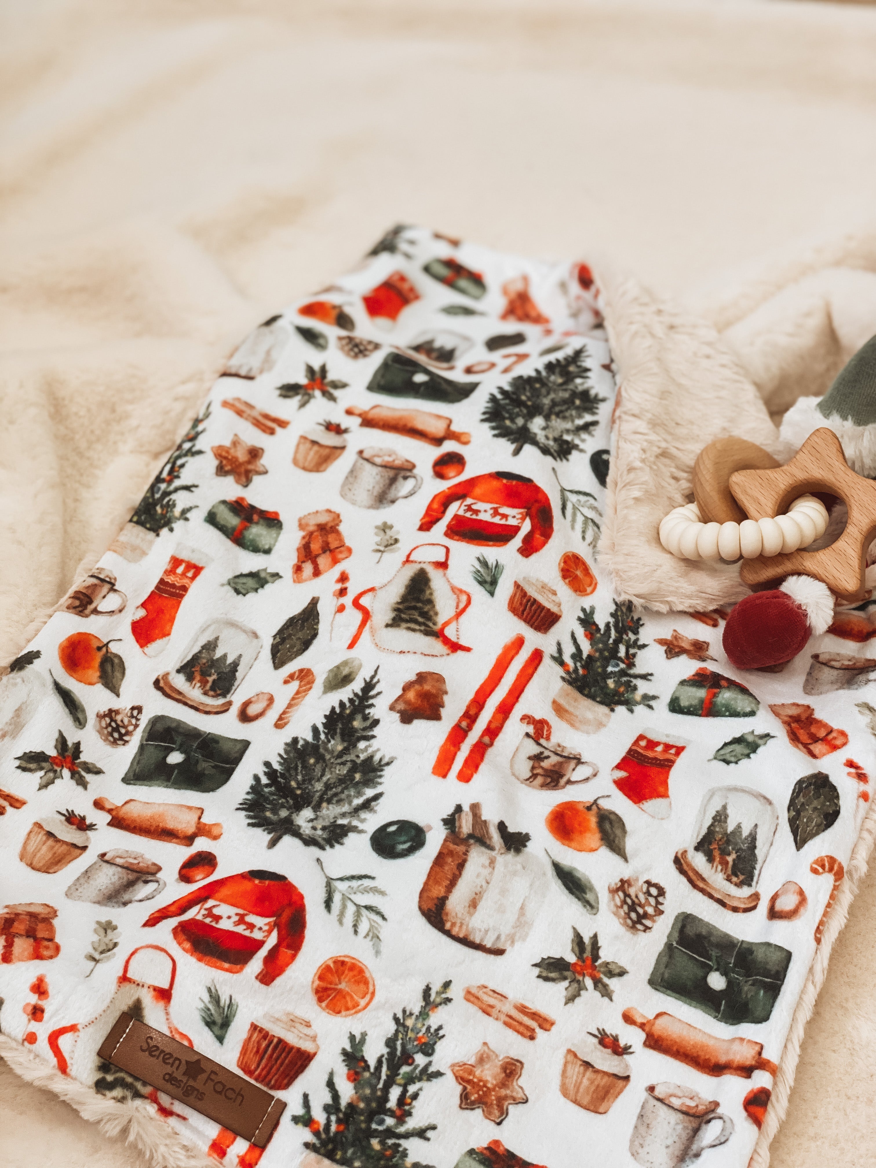 A Christmas time comforter