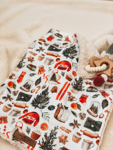 A Christmas time comforter