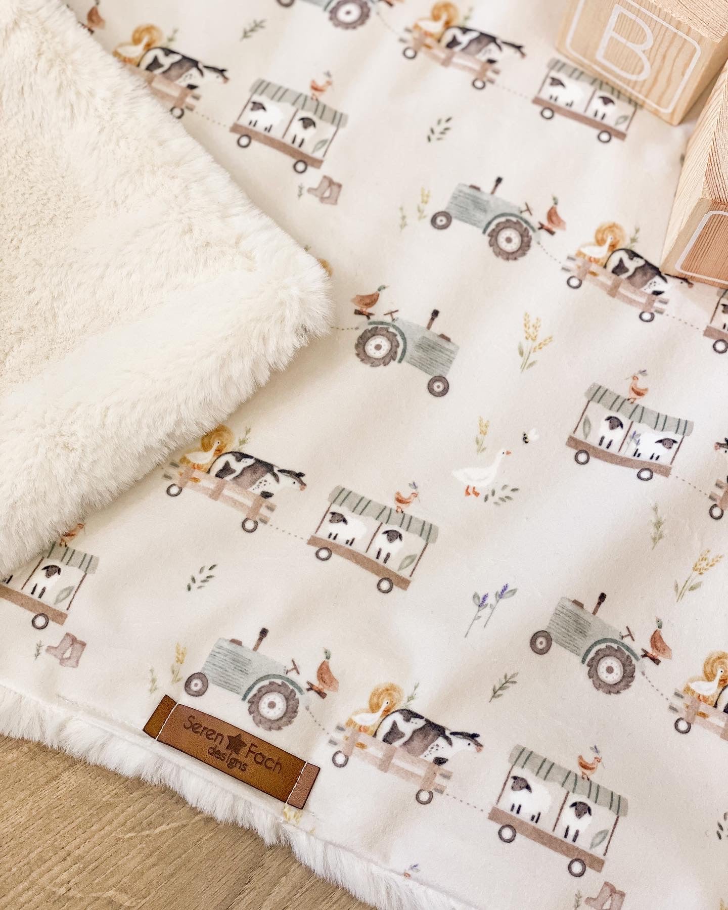 Little Farmyard Lux Blanket