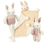 Load image into Gallery viewer, Baby Comforter, Rattle &amp; Doll Bundle in Cream
