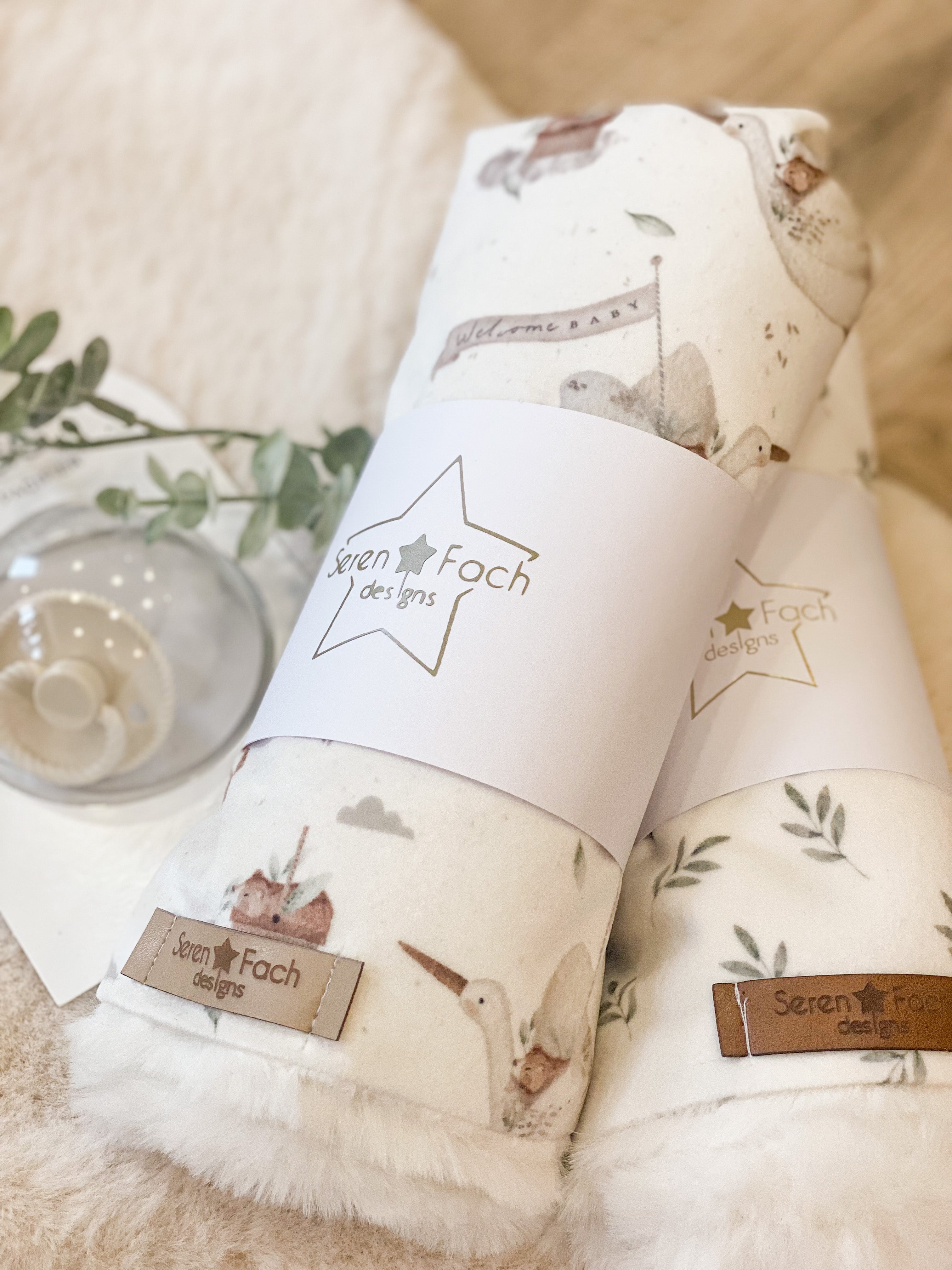 Welcome Baby comforter