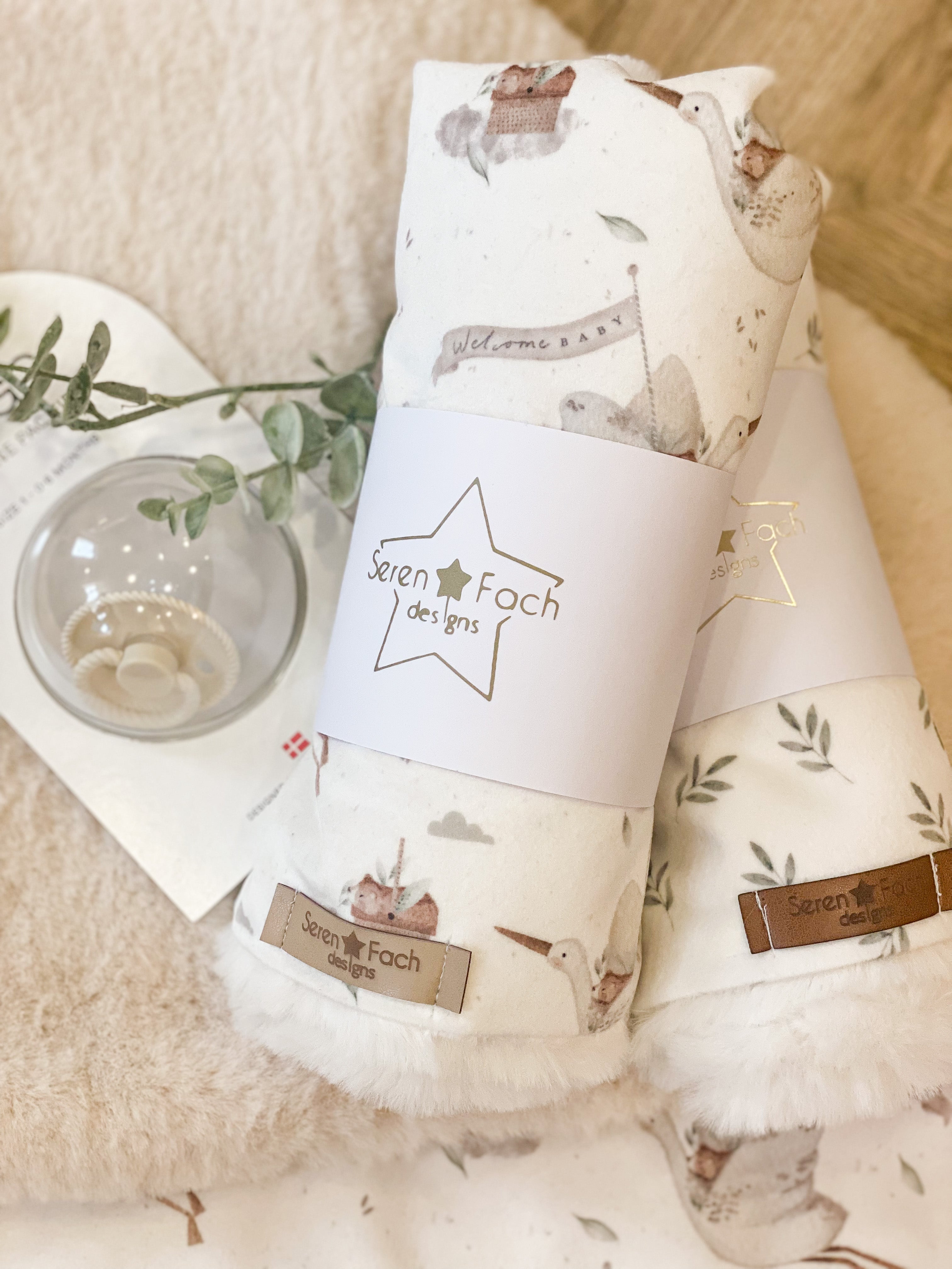 Welcome Baby comforter