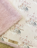 Load image into Gallery viewer, Pink Carousel Comforter
